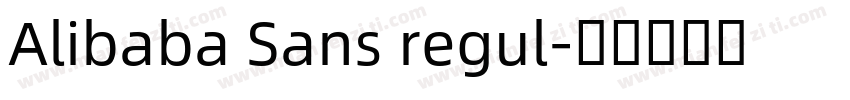 Alibaba Sans regul字体转换